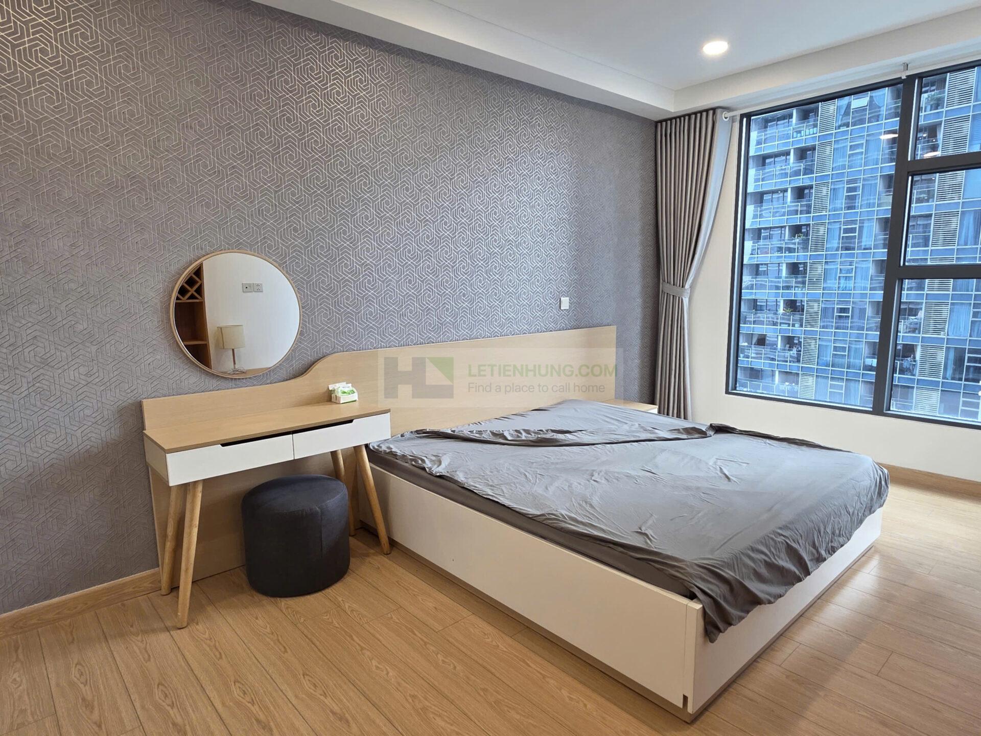 Căn hộ Sunwah Pearl 2PN có bồn tắm - phòng ngủ master
