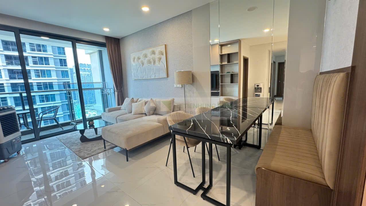 căn hộ 2 phòng ngủ cho thuê - phòng khách 1