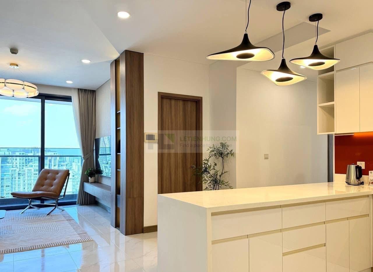 can ho 2 phong ngu sunwah pearl - phong khach 2