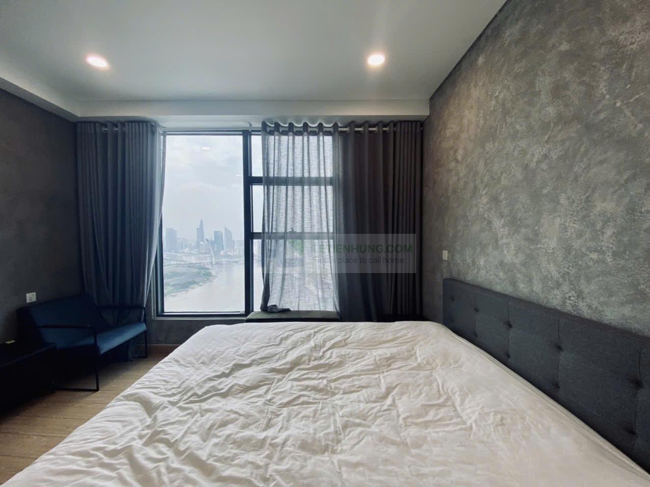căn hộ Sunwah Pearl 2PN view đẹp - phòng ngu dep