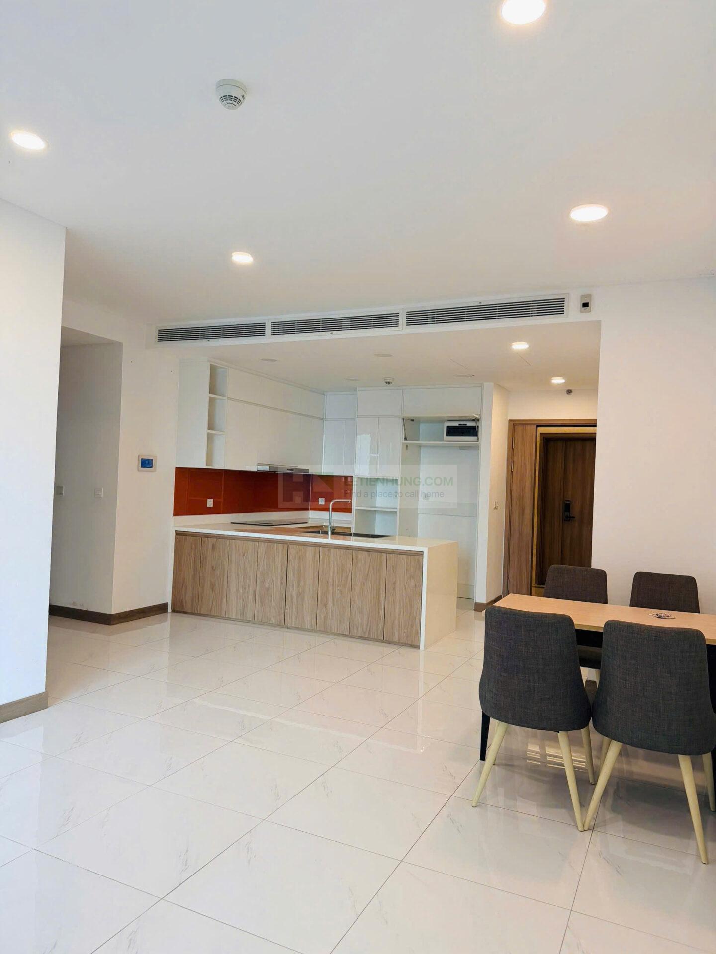 căn hộ cho thuê sunwah pearl 2pn không nội thất - bếp