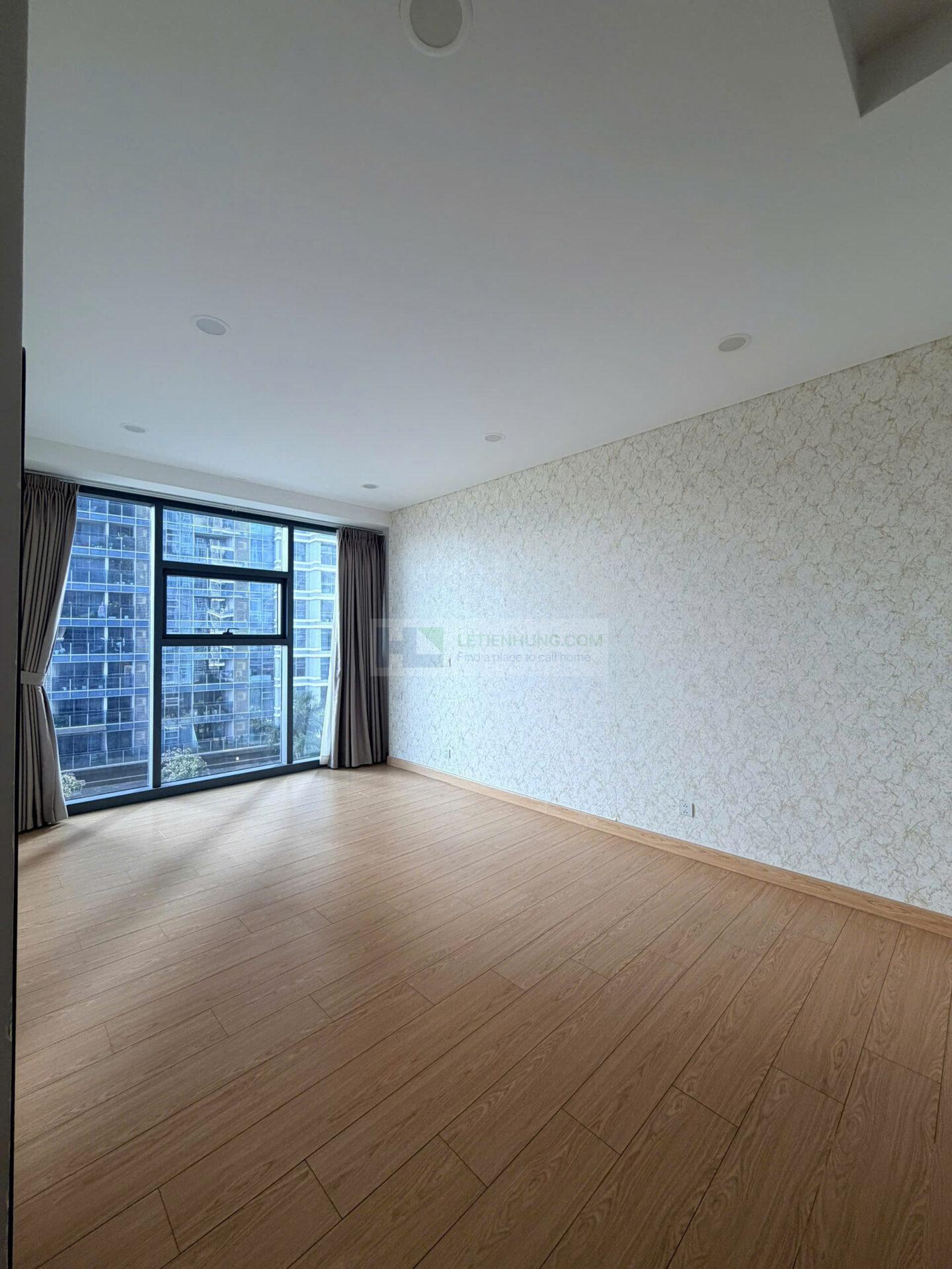 căn hộ cho thuê sunwah pearl 2pn không nội thất - phòng ngủ