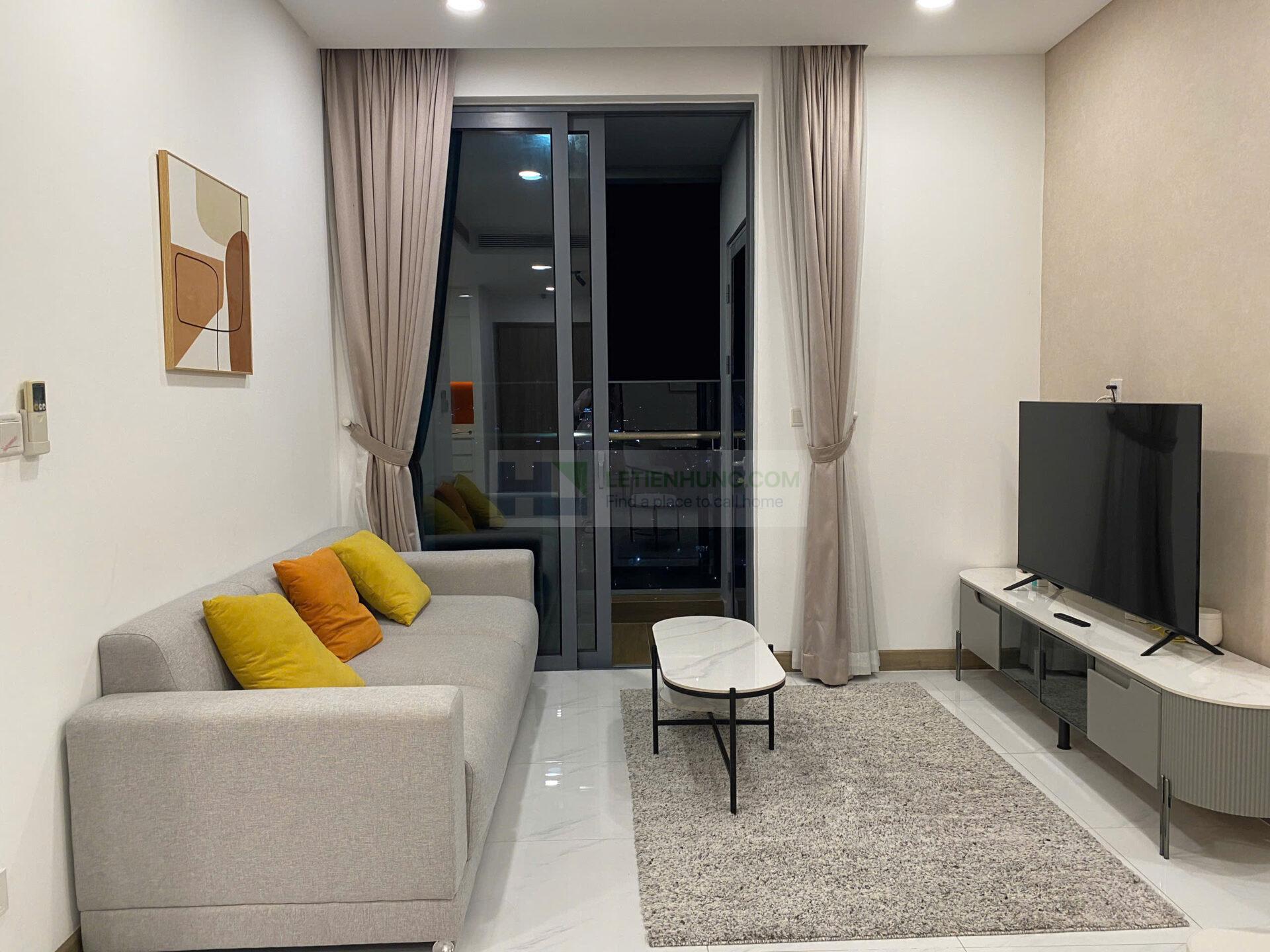 can ho sunwah pearl 1pn 54m2 - phòng khách