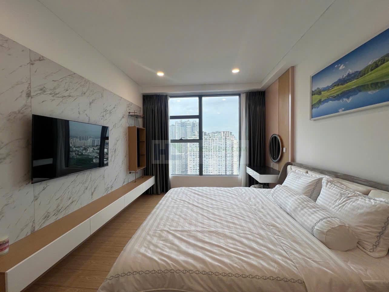 căn hộ sunwah pearl 2pn cho thuê nhà đẹp - phòng ngủ chính 1
