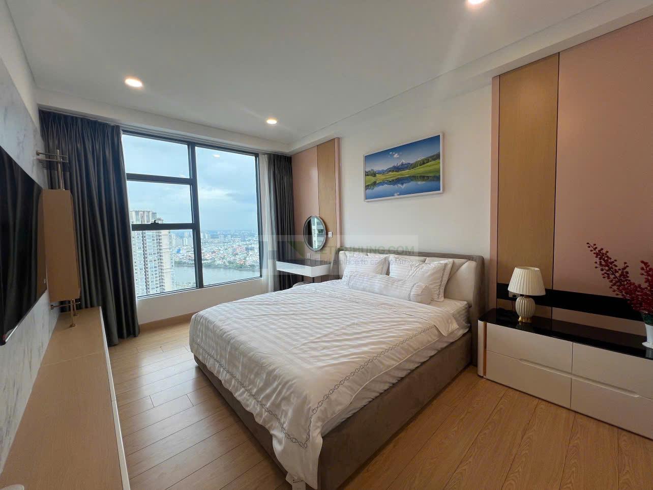 căn hộ sunwah pearl 2pn cho thuê nhà đẹp - phòng ngủ chính