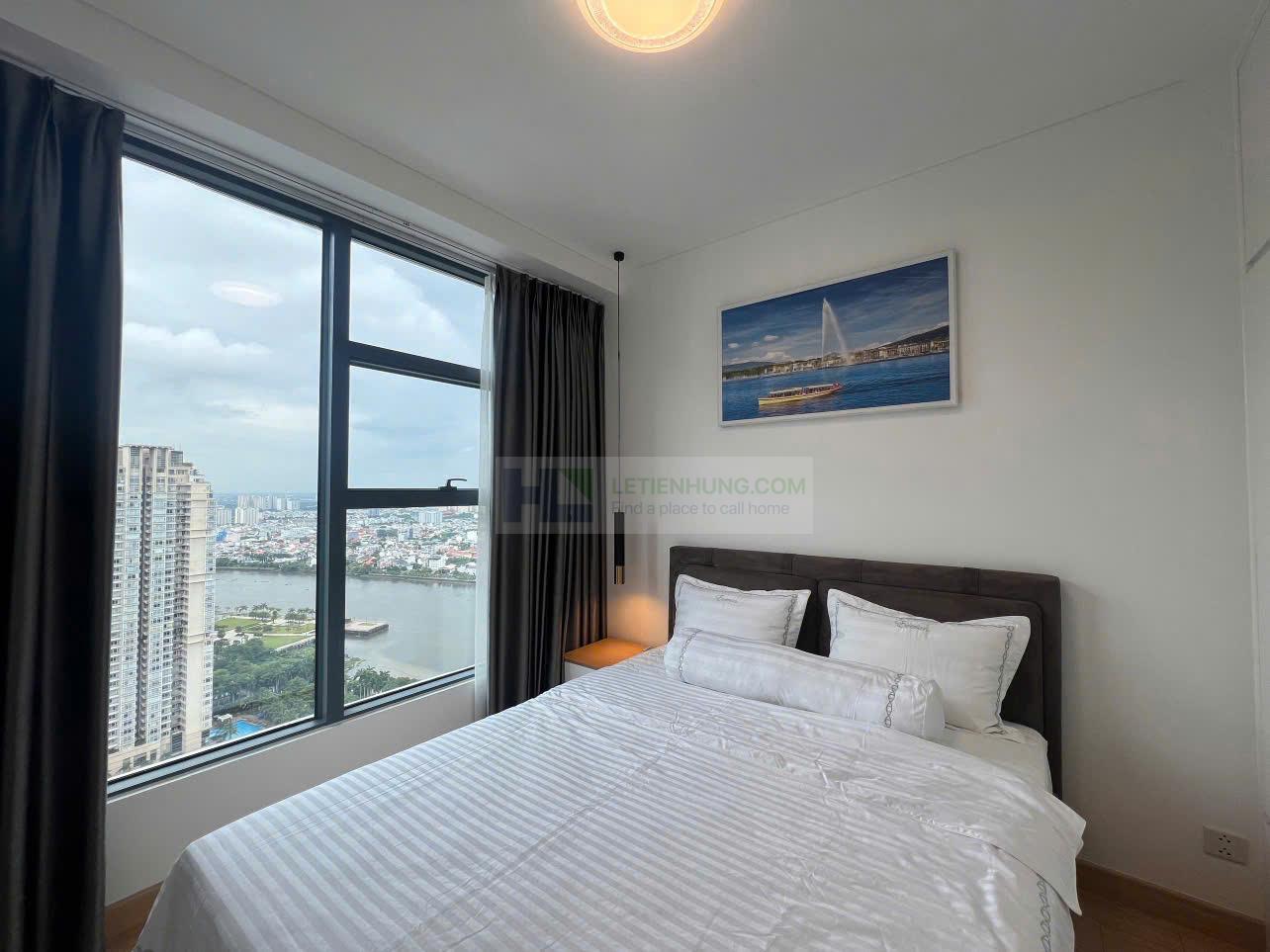 căn hộ sunwah pearl 2pn cho thuê nhà đẹp - phòng ngủ nhỏ