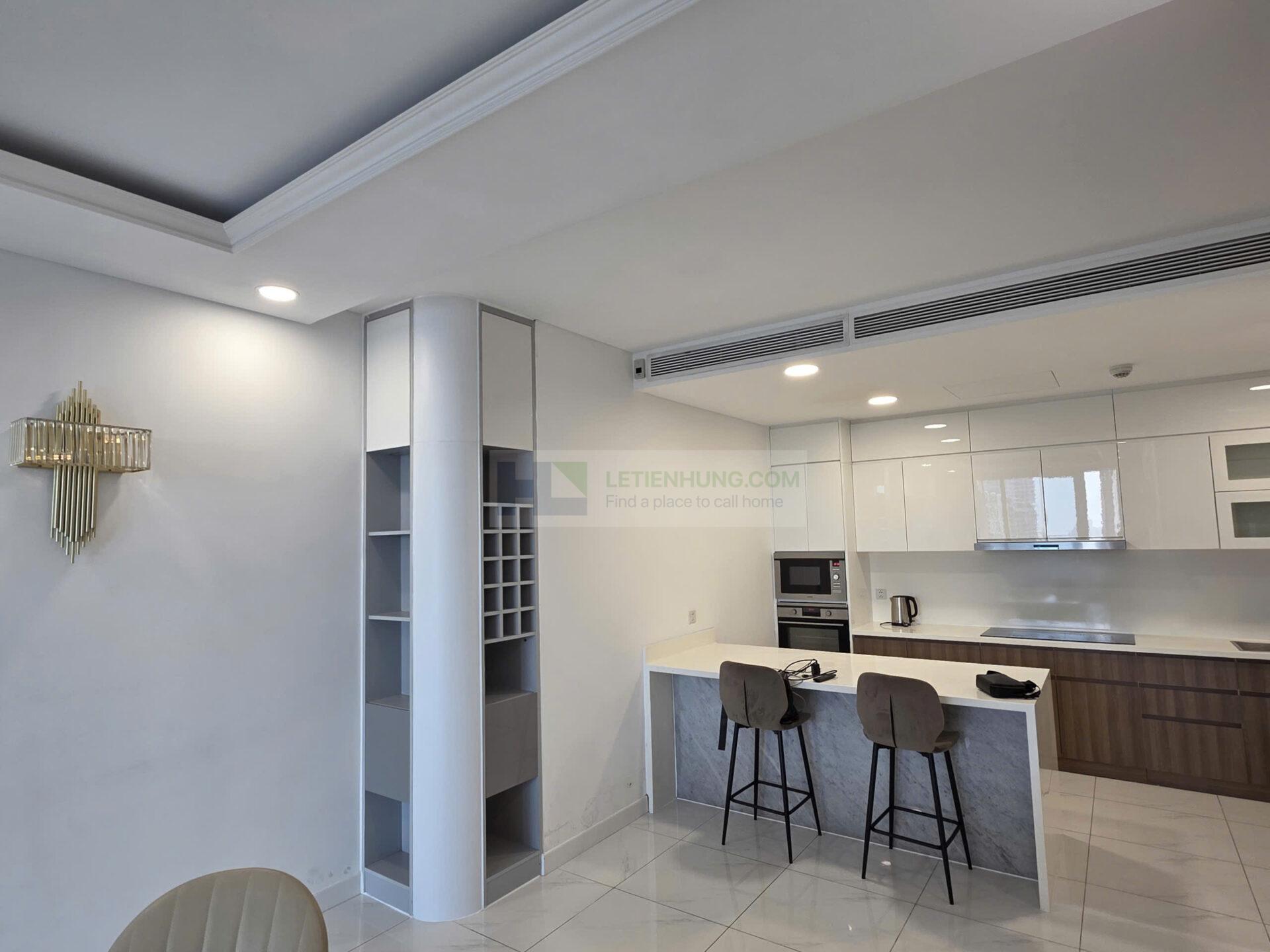 can ho sunwah pearl 3 phong ngu - bếp