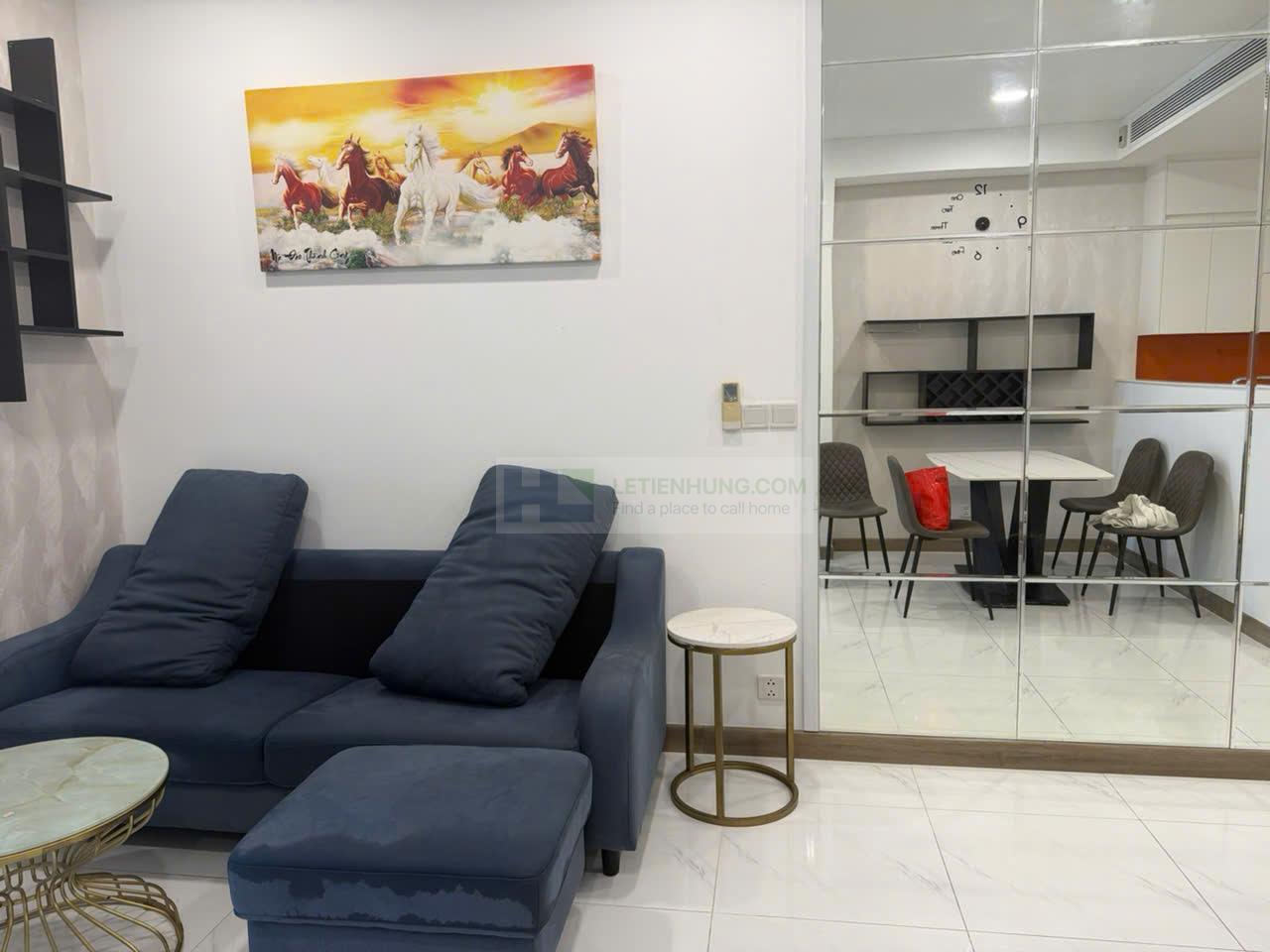 thuê căn hộ Sunwah Pearl 1PN 54m2 - phòng khách