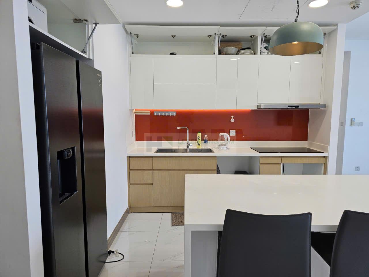căn hộ Sunwah Pearl 2PN 110m2 phòng bếp